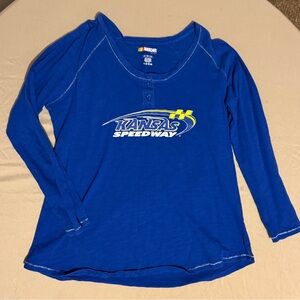 Blue NASCAR long sleeve shirt. Size XL. Brand is NASCAR.